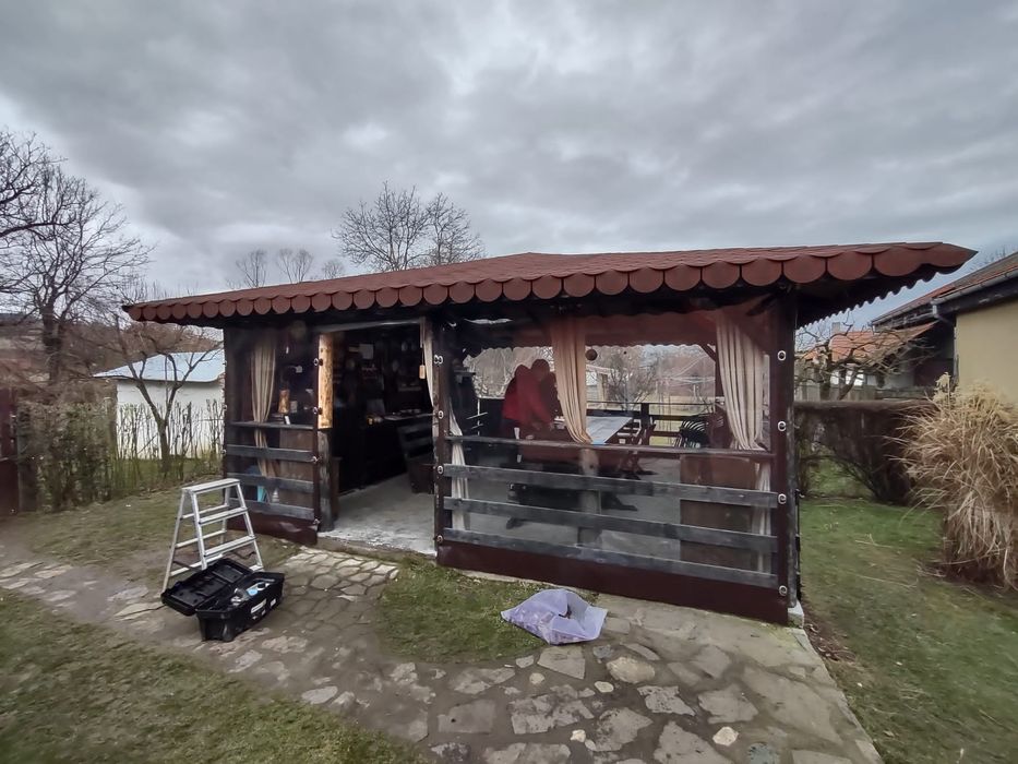 Folie terase si foisoare, folii terasa transparenta 0,8