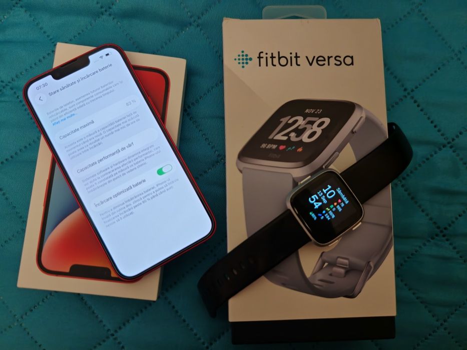 Iphone 14, 256 gb, RED, bonus fitbit sense