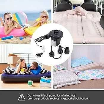 Электрический насос для надувных матрасов и бассейнов.