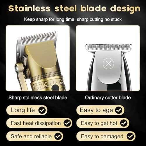 Нов 4 в 1 Метален тример електрическа самобръсначка мъжки сет подарък