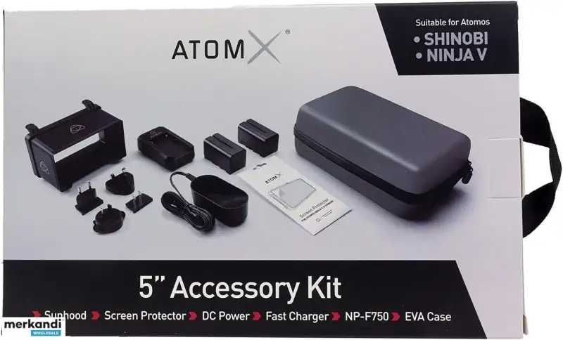 Комплект Atomos Kit Ninja V Plus из монитора 5 и набора аксессуаров 5 ...