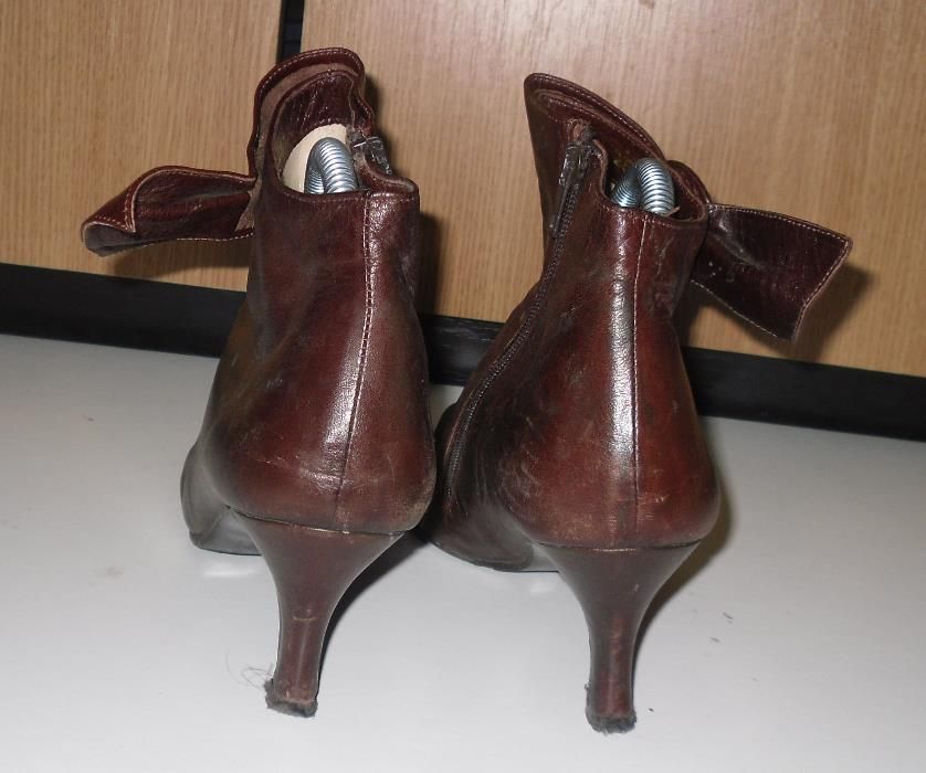 cizme piele Guban maro nr39 25-24 1/2