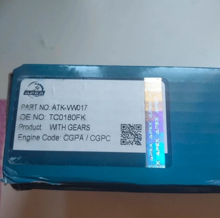 Vând kit complet de lanț de distribuție APEX Auto Parts, absolut NOU, în cutie, nefolosit