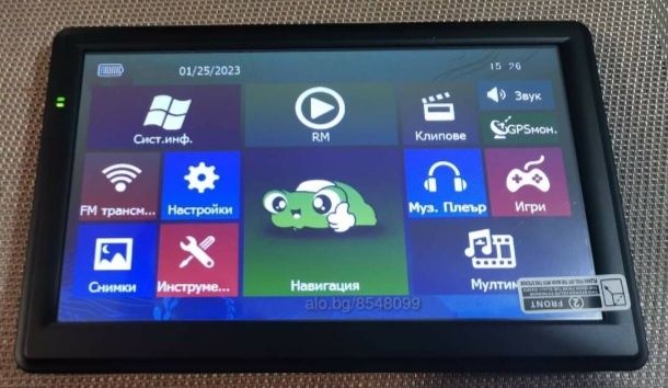 256MB НОВО ПОКОЛЕНИЕ GPS 7” GPS навигация за камион и кола Europe 2025.Q4