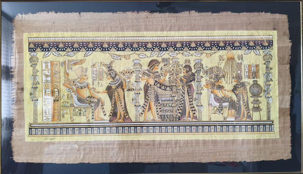 Картина на папирусе продам 15000