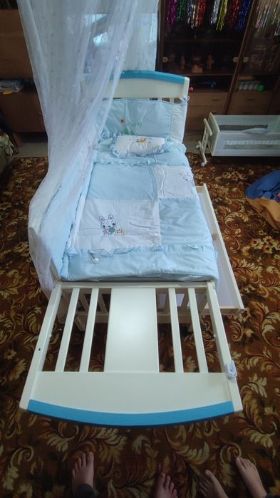 Продаю Детскую  КРОВАТКУ+Люлька НОВАЯ