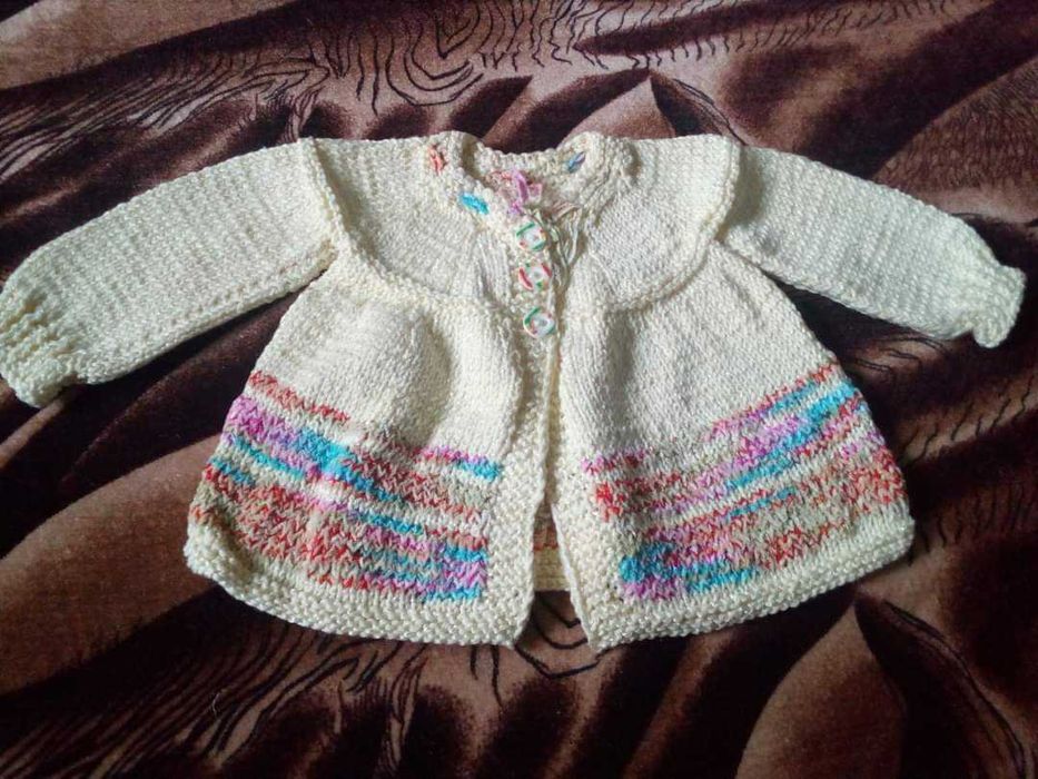 Bluzita tricotata pentru bebeluși 0-3 luni