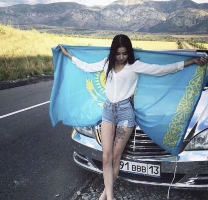 Флаги Казахстана. Флаг РК. Ту.