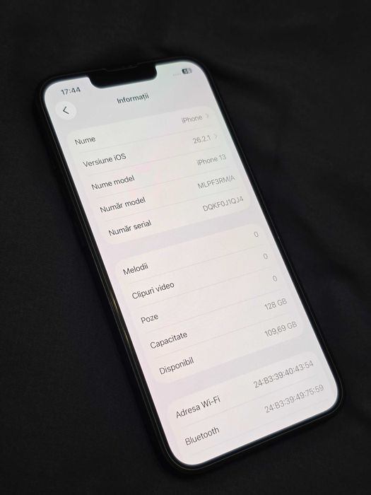 iPhone 13 128GB Midnight bateria 88%