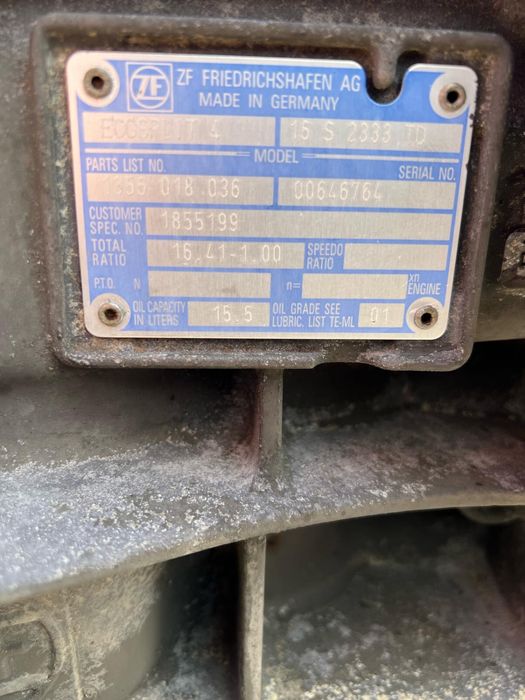 Cutie viteza DAF/MAN ZF manuala