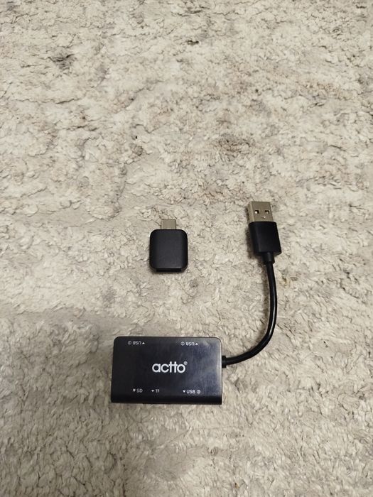 Usb хаб и otg переходник