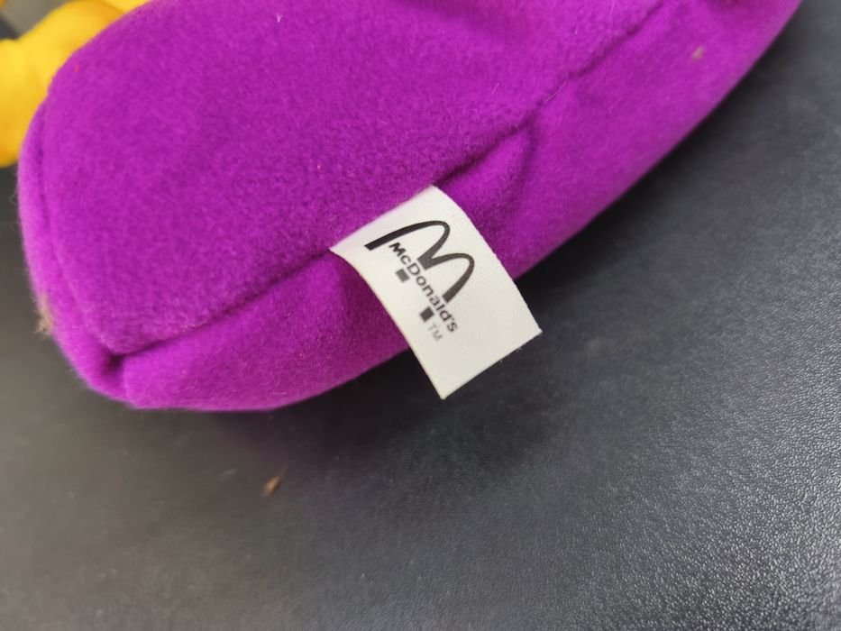 винтидж плюшен настолен часовник с Роналд Макдоналд