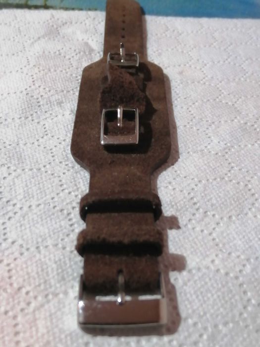 Curea ceas din piele întoarsă de caprioara