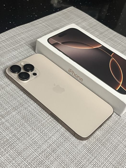 iPhone 16 ProMax,  1 TB  , culoare Desert Titanium, 92% baterie