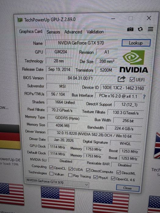 Системный блок , компьютер  MSI GTX970