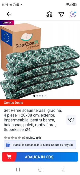 Perne impermeabile gradina Superkissen set 7 buc
