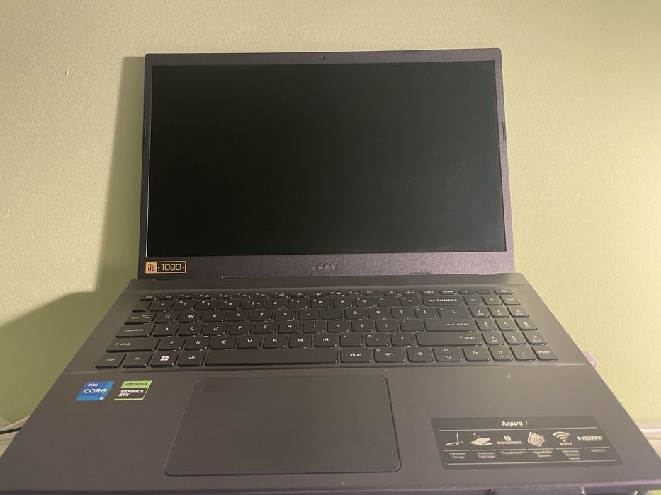 Laptop gaming acer aspire 7