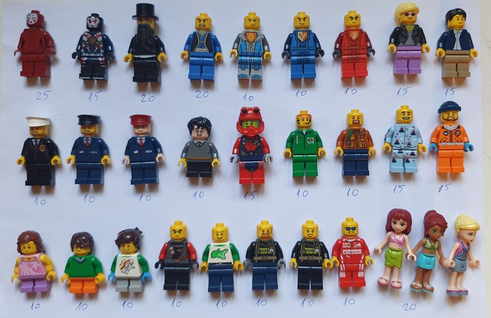Lego figurine diverse (CMF, Batman, Star Wars, City)