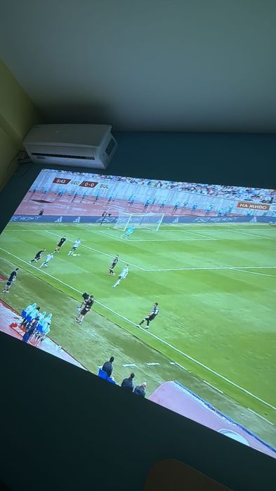 Уникален смарт проектор за домашно кино +  100инча екран с наночастици