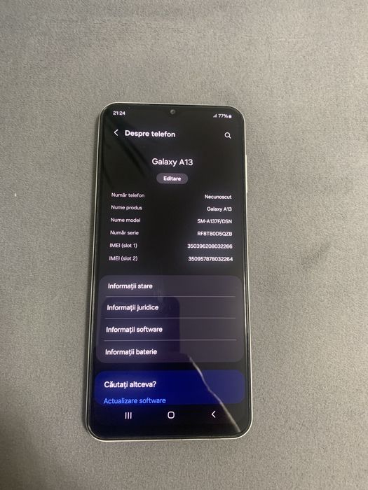 Samsung A13 White 32GB Dual SIM Impecabil