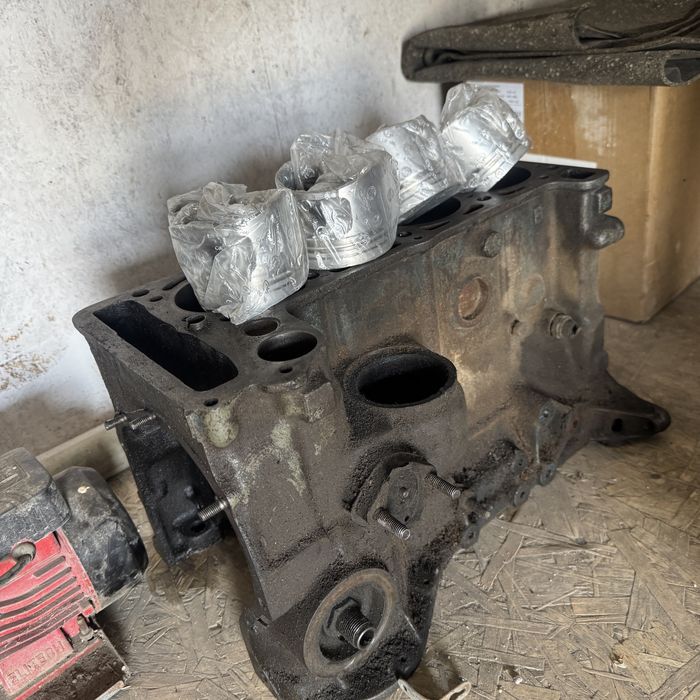 Расточенный блок двигателя на ниву