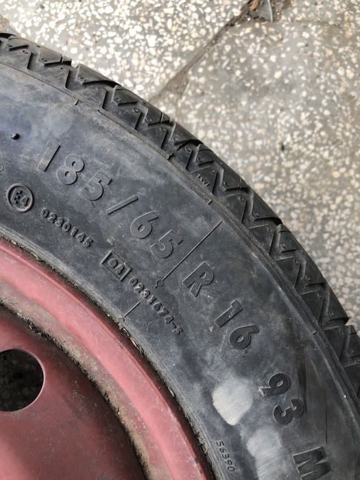 Roata rezerva slim Bmw x5 e53 185/65r16 originala