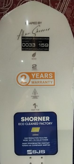 Новый сноуборд SHORNER MINIMAL