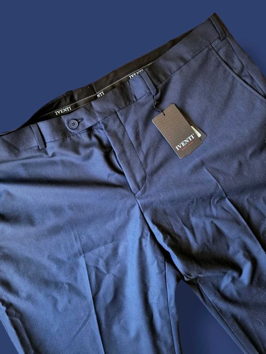 Тъмно син мъжки елегантен панталон Iventi р-р 60