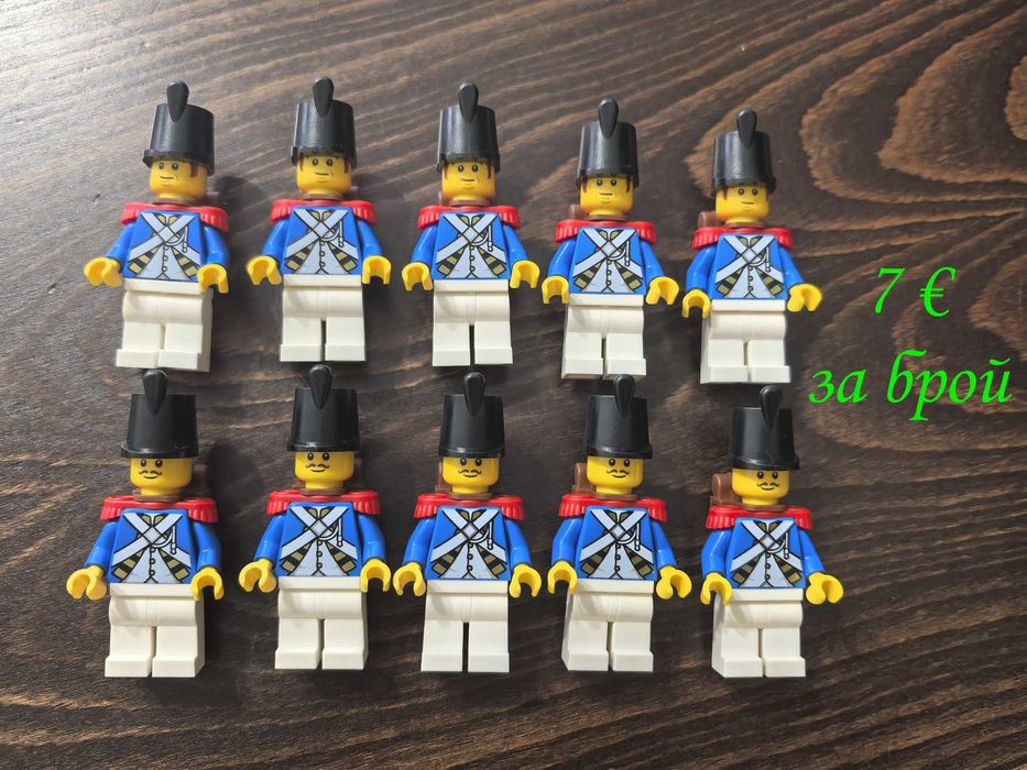 НОВИ LEGO минифигурки рицар пират сокол вълк форестмен