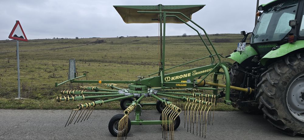 Grebla de adunat fan iarba lucerna krone swadro 42/13