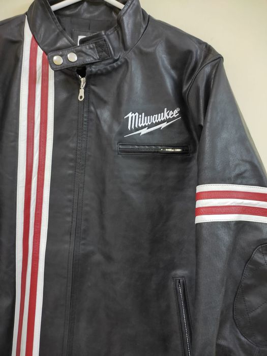 Geaca piele Milwaukee XL