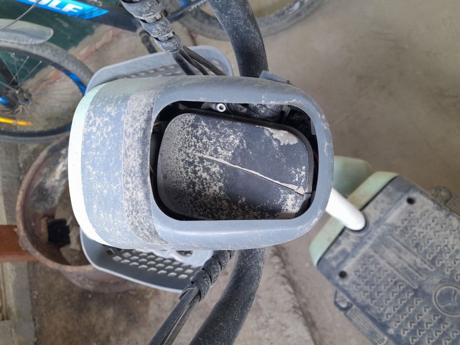 Электроскутер на ходу