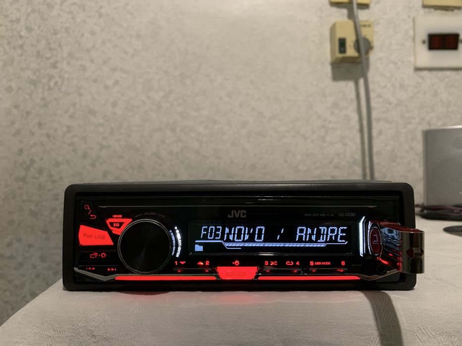 Авто радио JVC USB