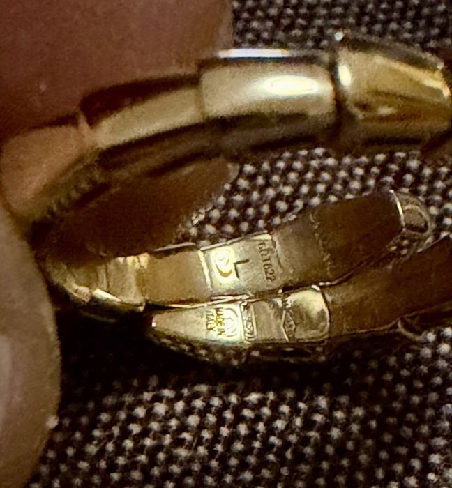 Bulgari Serpenti гривна 18к