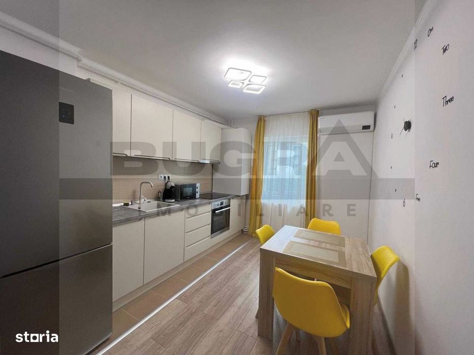 Apartament de 2 camere, 55mp, decomandat, etaj intermediar, str Tulcea