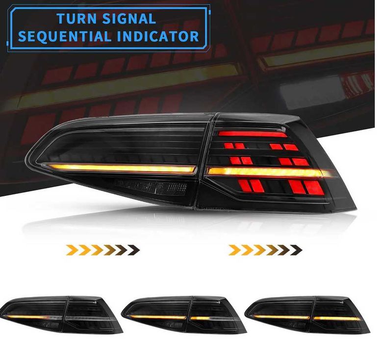 Tунин LED стопове с данамичен мигач VW GOLF7 2013-17
