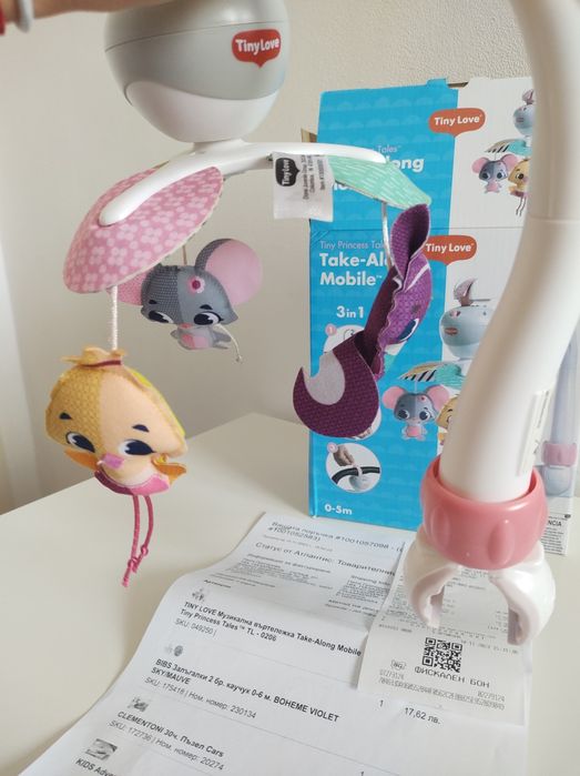 Музикална въртележка Tiny love