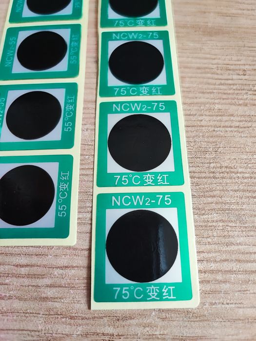 Sticker Termic Ireversibil – Diverse Temperaturi 55–130°C