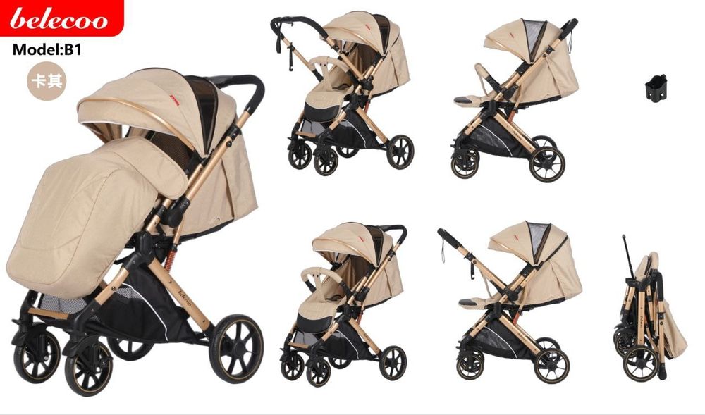 Новая прогулочная коляска чемодан.