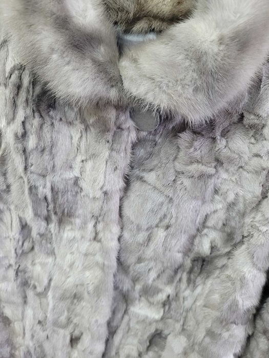 Blana naturala nurca gri 42