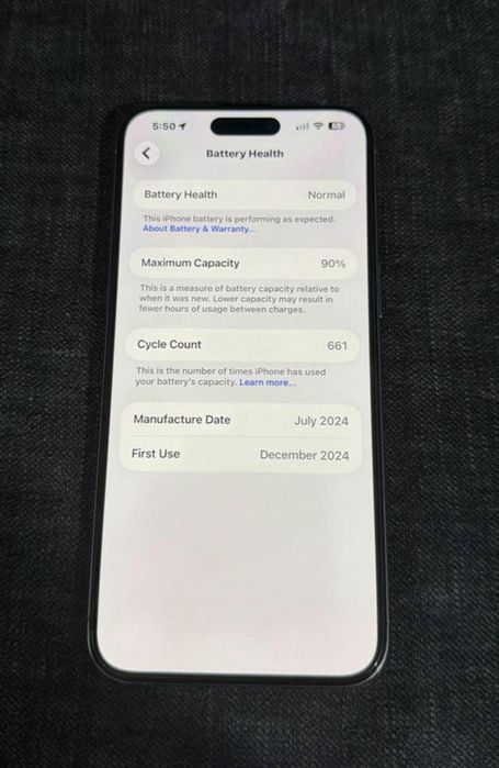 Iphone 15 pro max 256 gb
