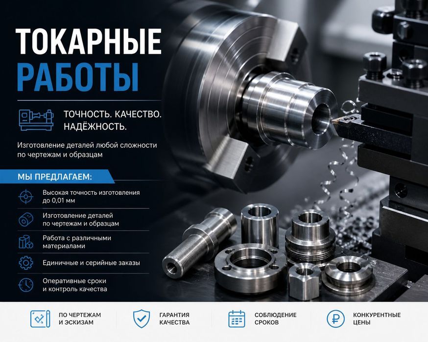 Услуги токарных работ