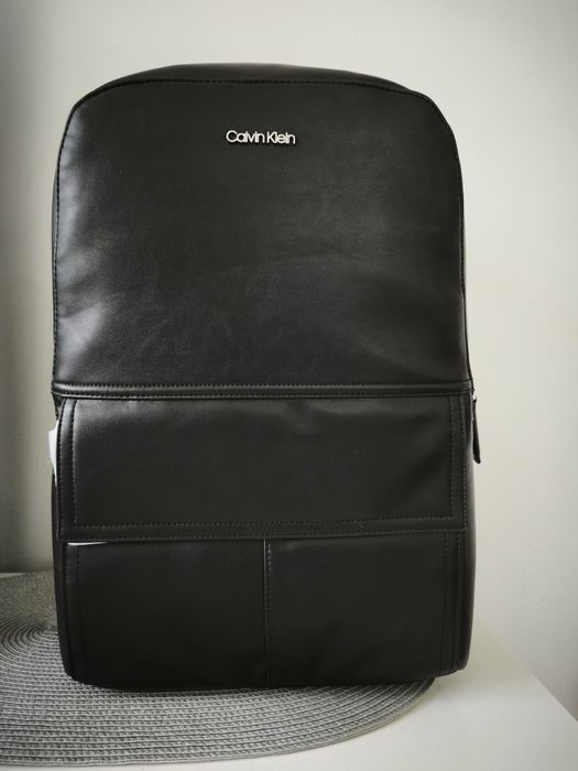 Нова Кожена голяма раница Calvin Klein