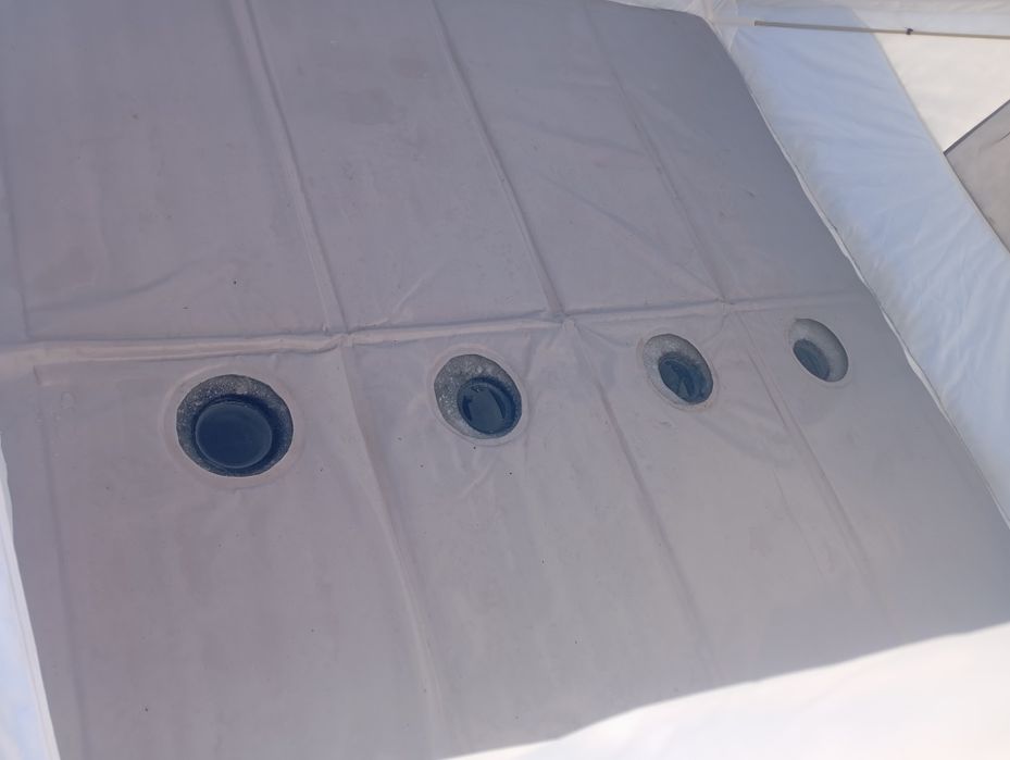 Теплый пол ПВХ в палатку