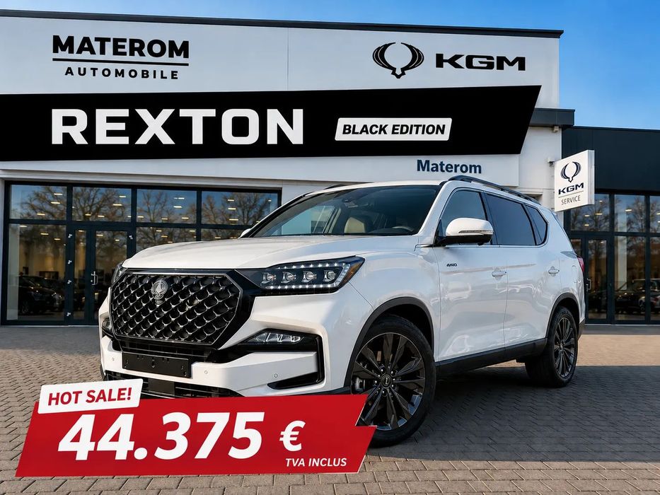 SsangYong REXTON KGM REXTON BLACK EDITION 2.2 e-XDI 4WD Alb Perlat - Garantie 10Ani!