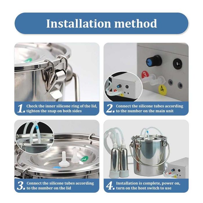 Агрегат за доене/доилен апарат за крави,кози и овце,Гаранция