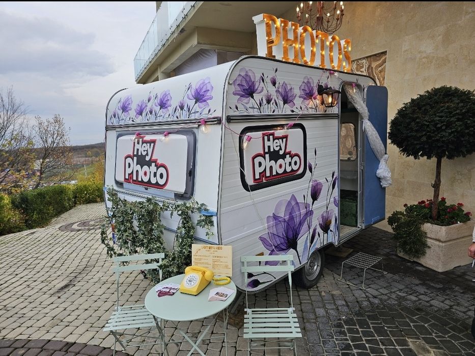 Cabina telefonica-Oglinda-Photobooth Bus/camper-Video360-Cabina foto