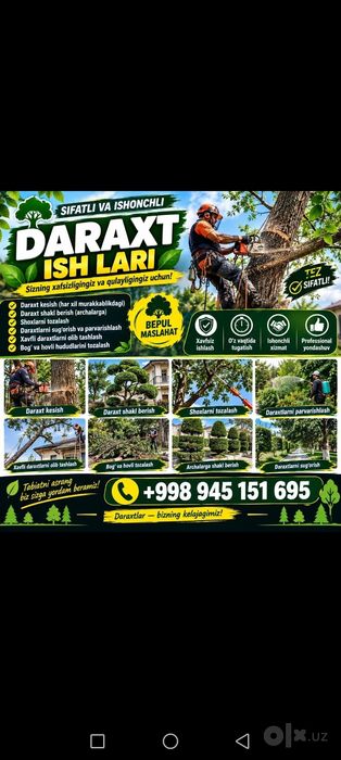 Дарахт кесишь Daraxt kesish