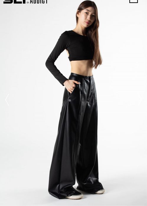 Брюки кожа от бренда Salta