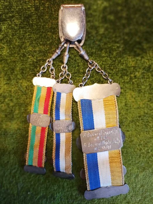 Ленти от студентско бирено братство. Studentika. Bierzipfel.